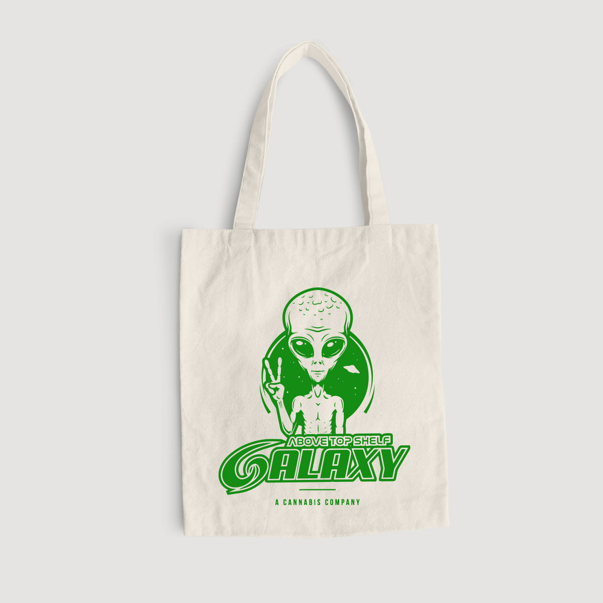 Peaceful Alien Tote Bag