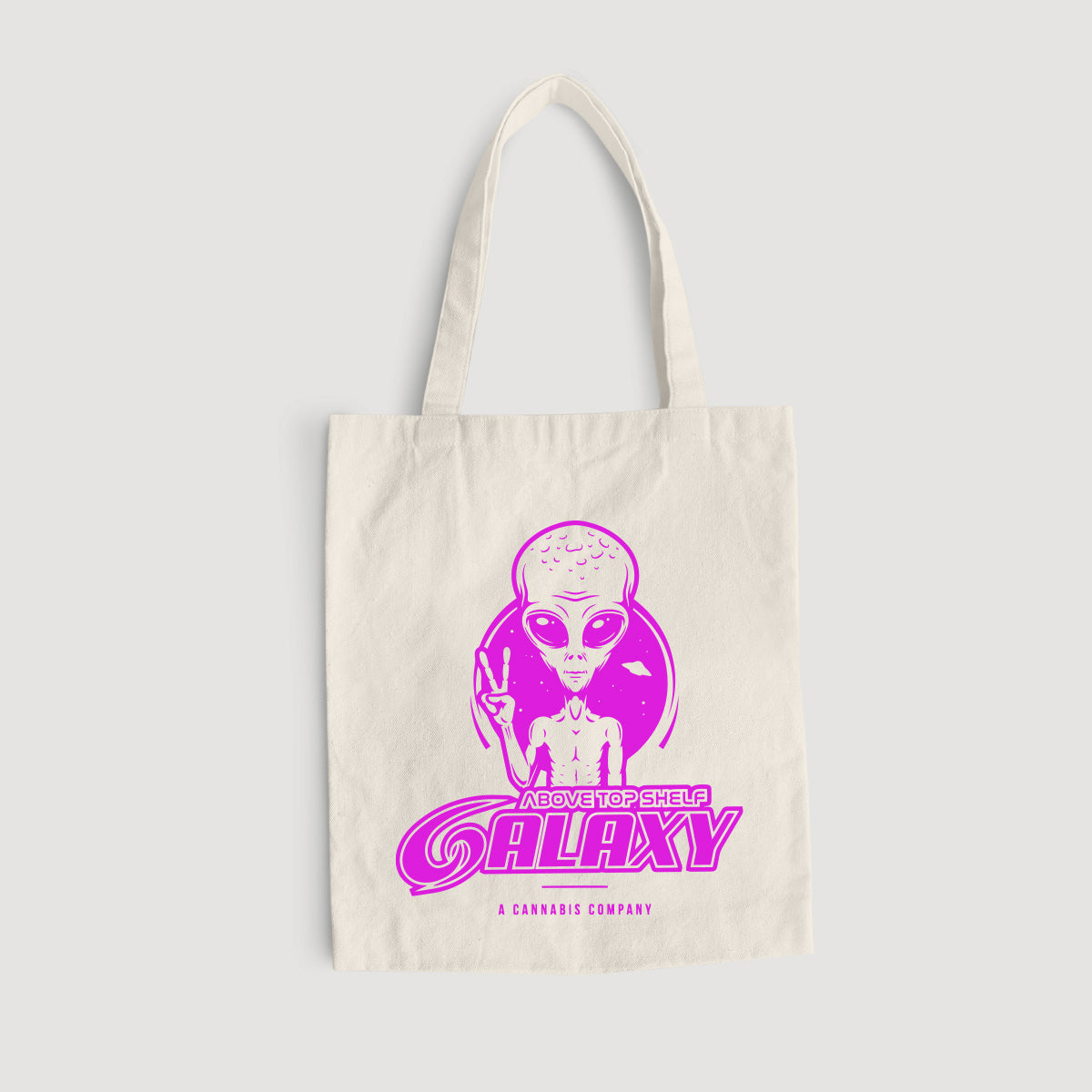 Peaceful Alien Tote Bag