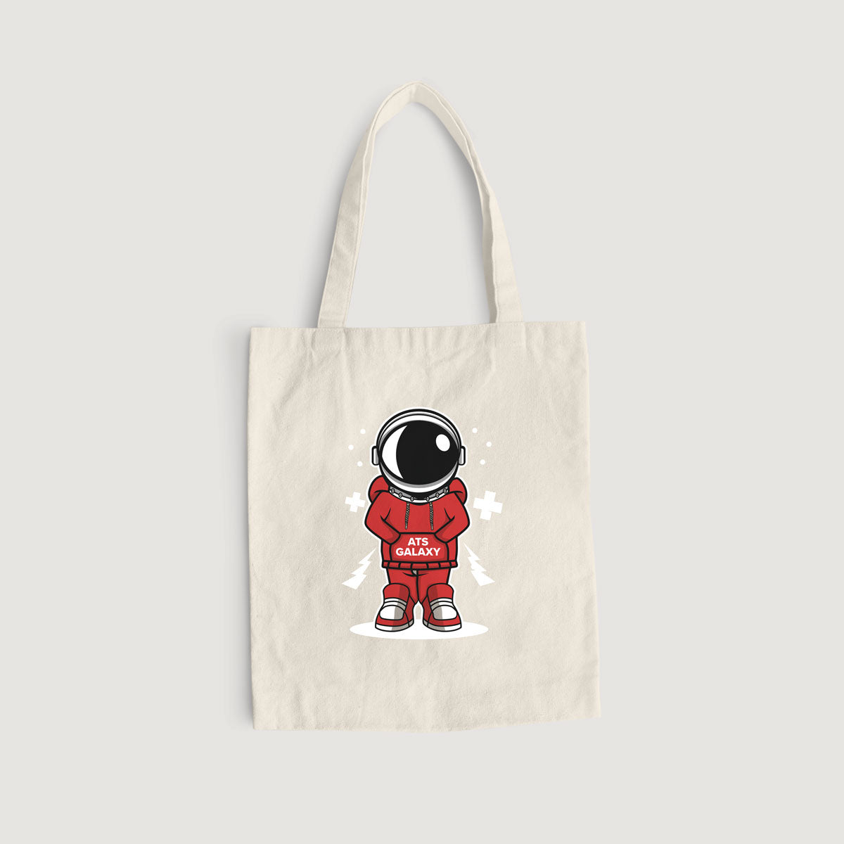 Red Astronaut Tote Bag