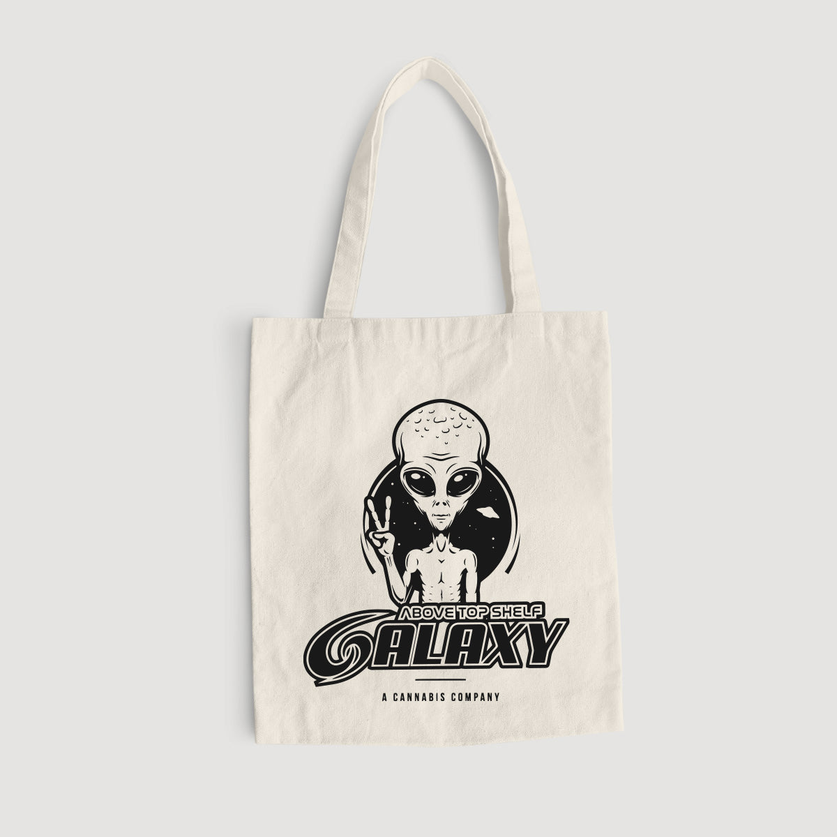 Peaceful Alien Tote Bag